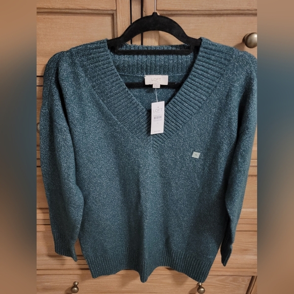 NWT - Emerald Green Loft Sweater - Size M - Picture 1 of 5